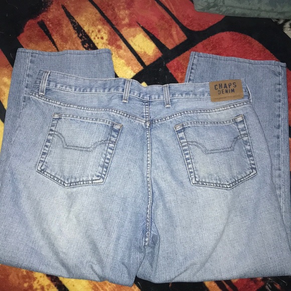 Chaps denim straight fit jeans 40/30 💕 - Picture 2 of 5